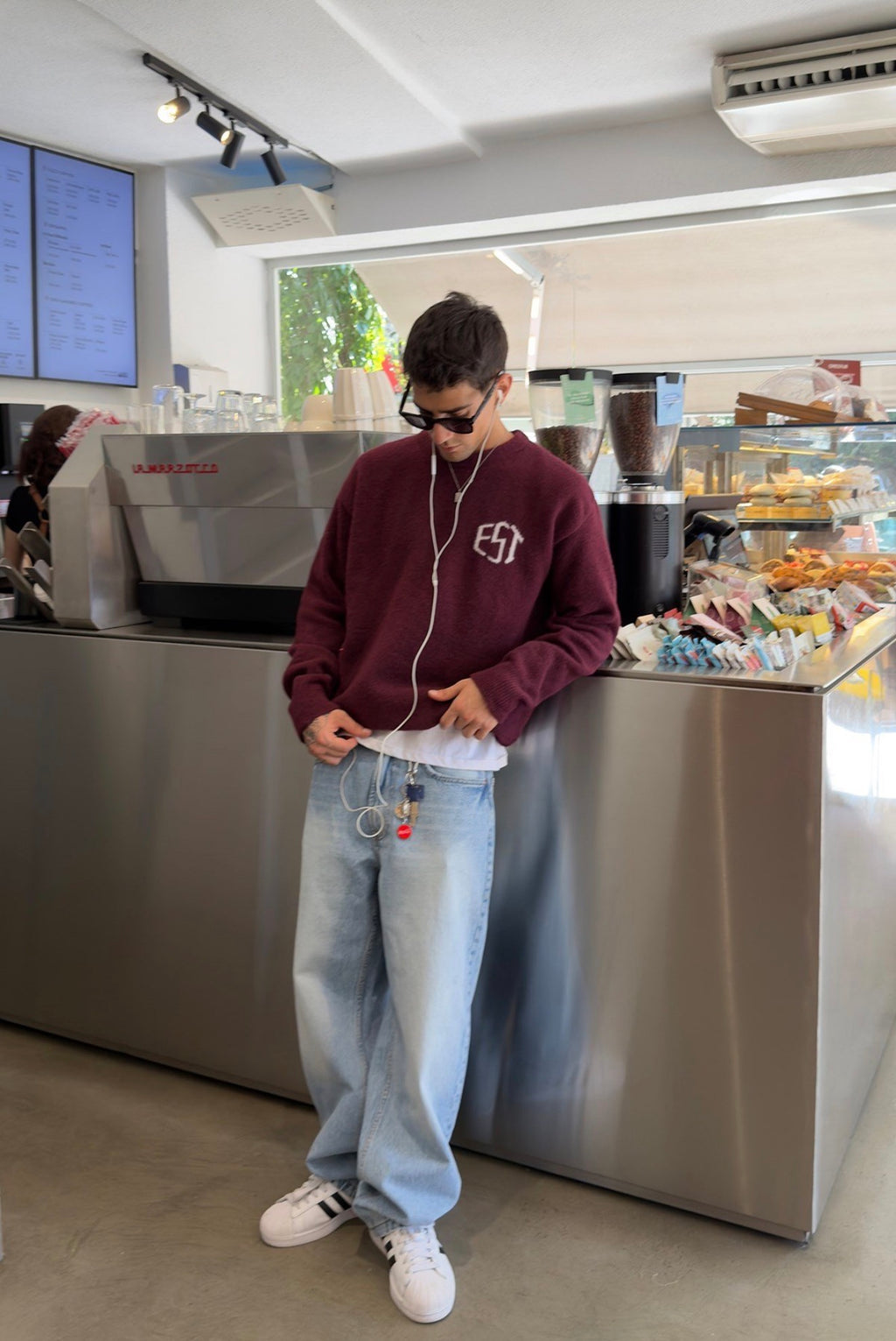 Duks EST oversize bordo - pamje e plotë