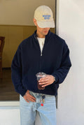 Duks oversize fleece navy - para