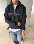 Duks half zip oversize i zi - pamja 1