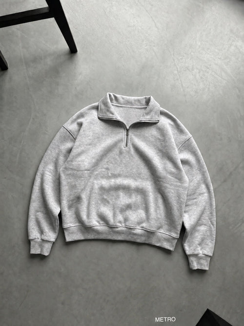 Duks Half-Zip gri