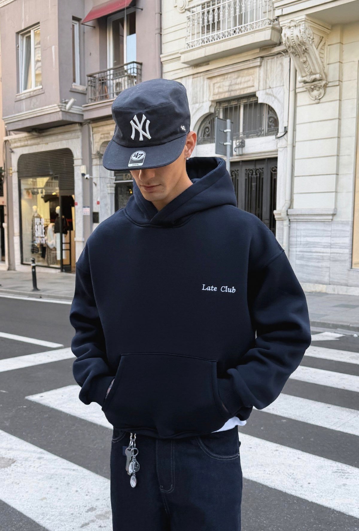 Duks Late Club oversize i zi - para