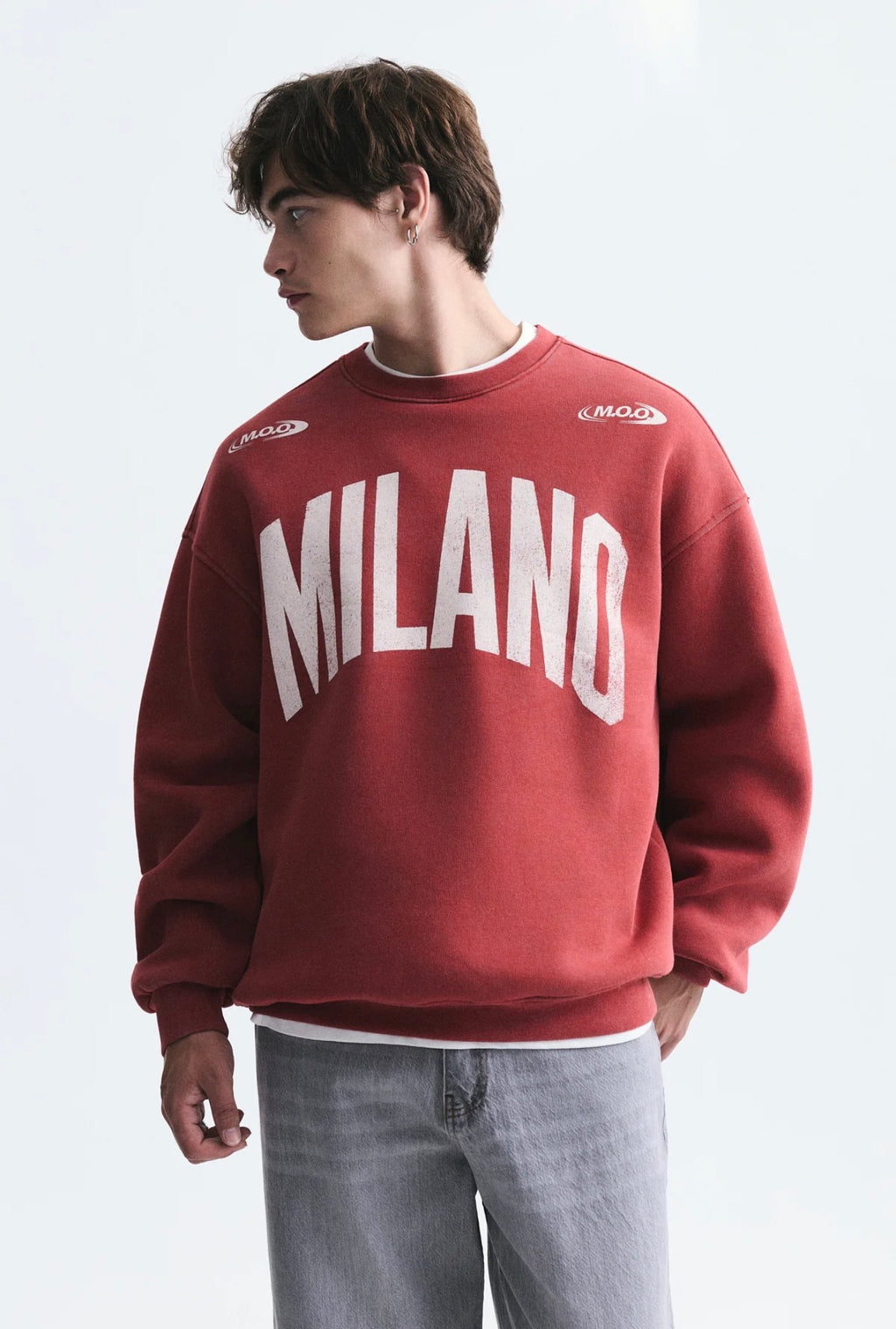 Duks Milano oversize i kuq - pamja 1