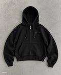 Hoodie CHMP e zezë me zinxhir