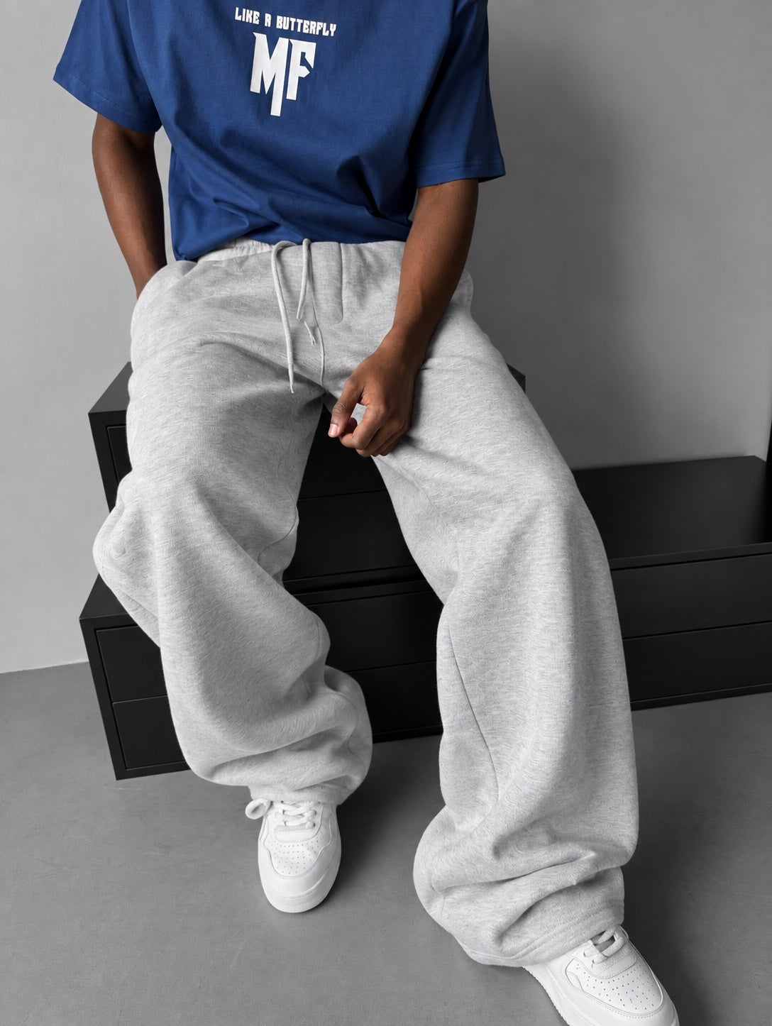 Trenerka Full Baggy gri